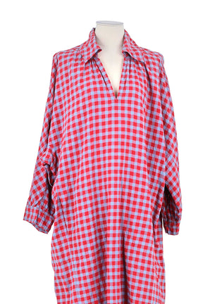 Robe Laurence Bras Rose en Coton, taille L - Seconde Main