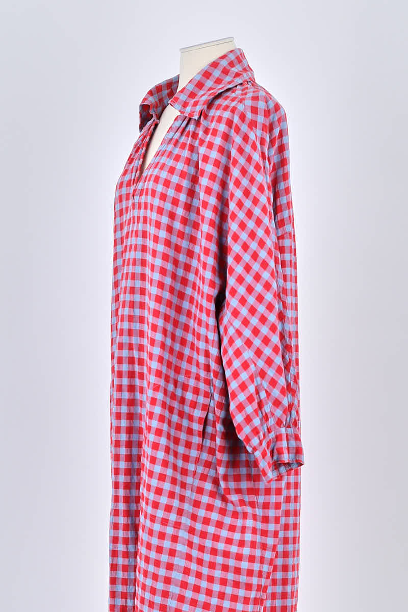 Robe Laurence Bras Rose en Coton