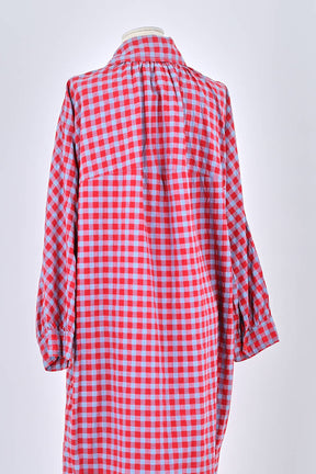 Robe Laurence Bras Rose en Coton