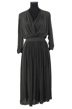 Robe Laurence Bras Vert en Viscose, taille L - Seconde Main