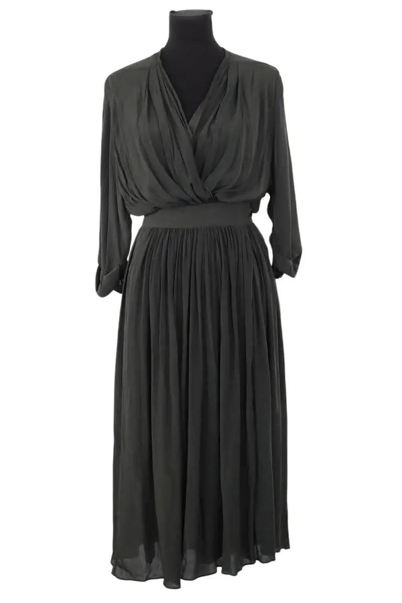 Robe Laurence Bras Vert en Viscose, taille L - Seconde Main