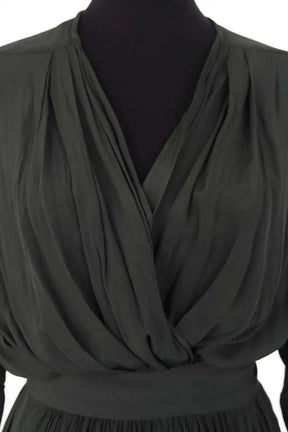 Robe Laurence Bras Vert en Viscose