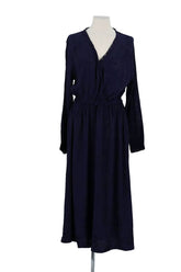 Robe Leon & Harper Marine en Viscose, taille S - Seconde Main