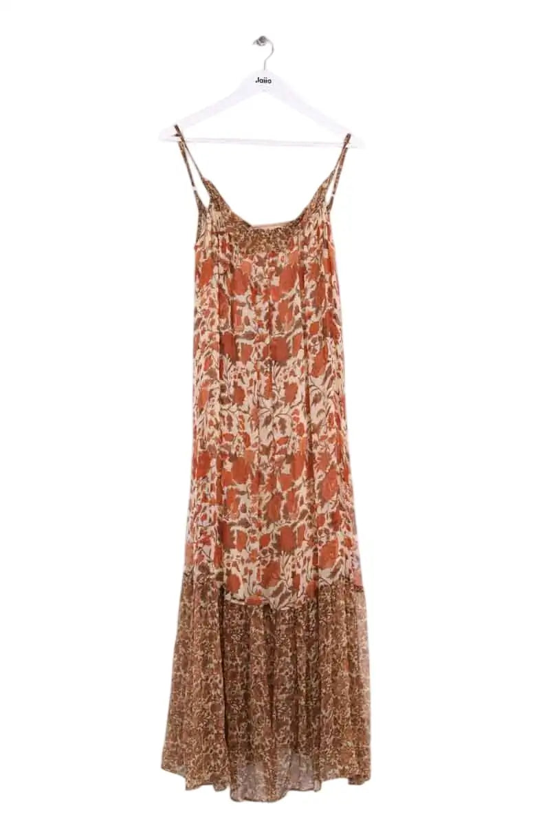 Robe Léonie Beige en Viscose, taille XS - Seconde Main