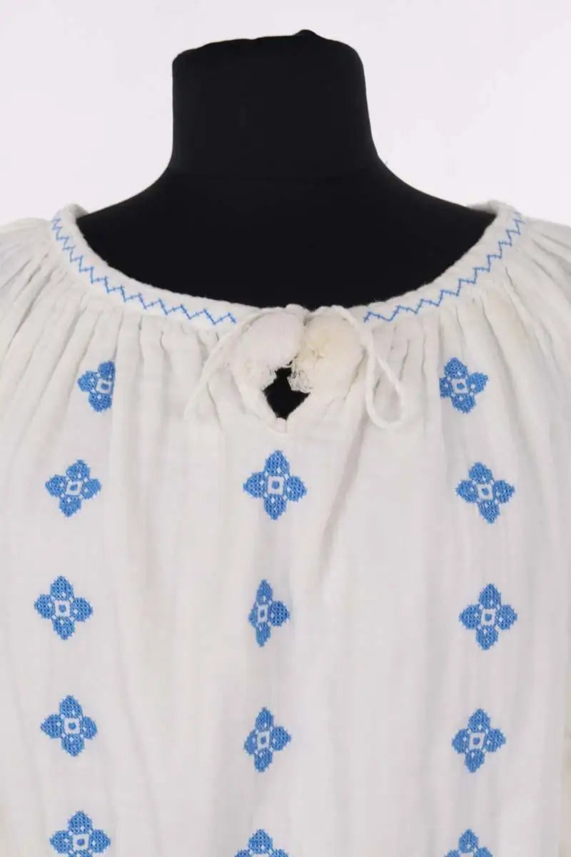 Robe Liilu Blanc en Coton