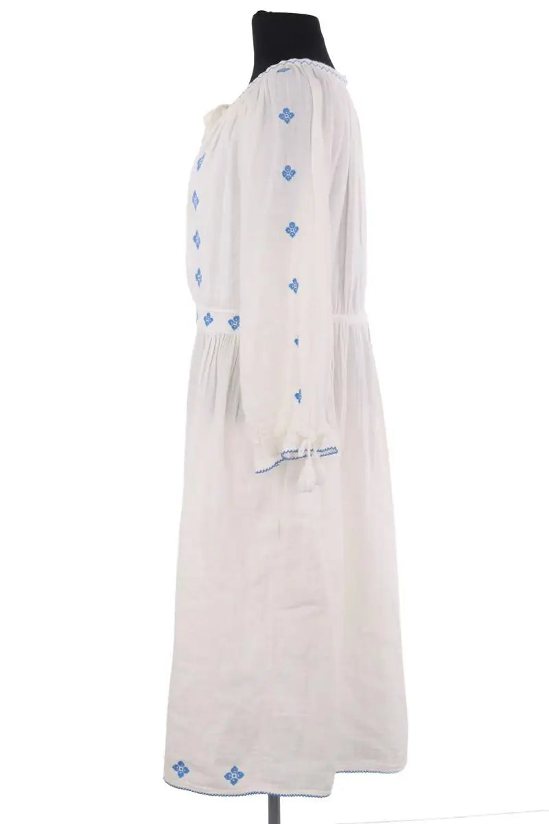 Robe Liilu Blanc en Coton