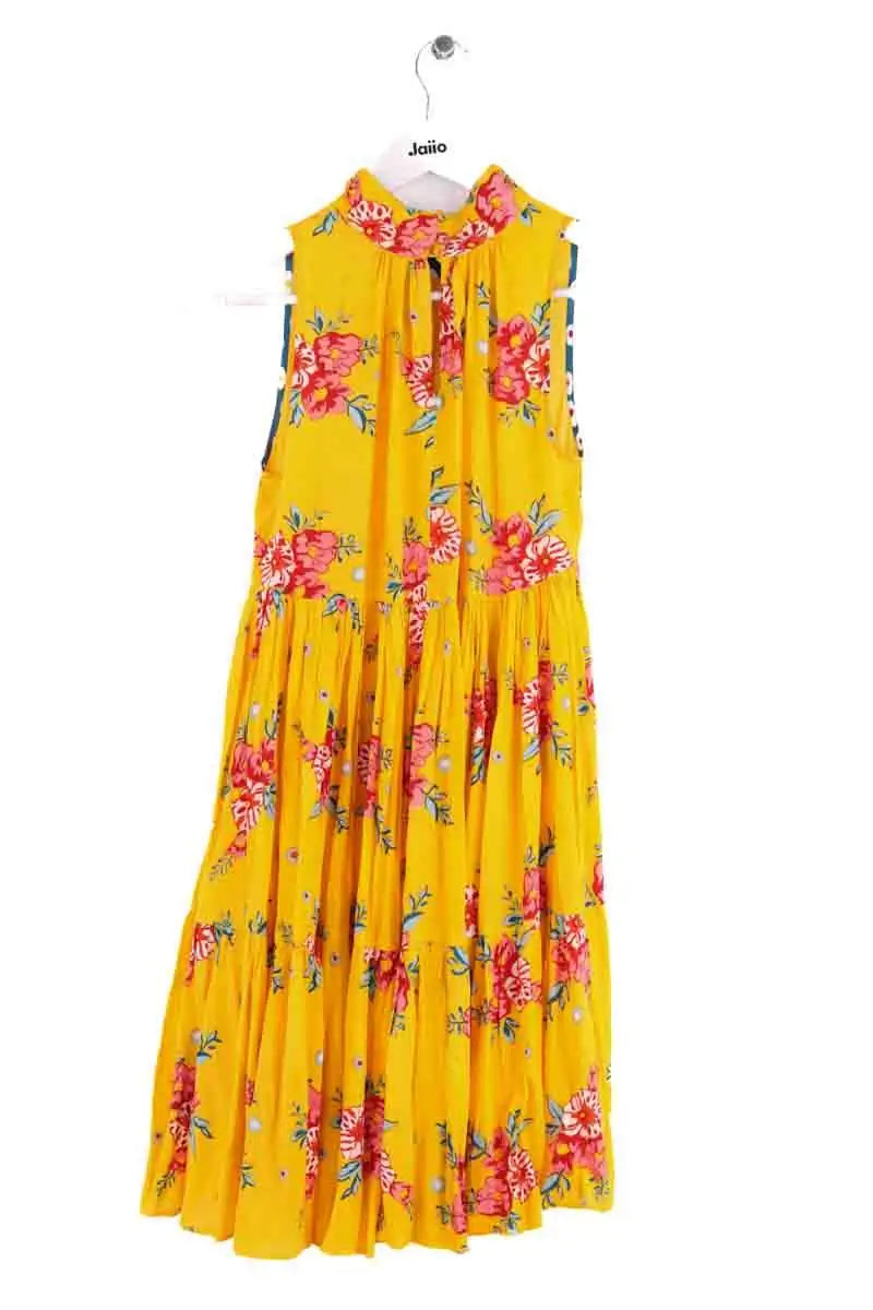 Robe Lisa Corti Jaune en Viscose