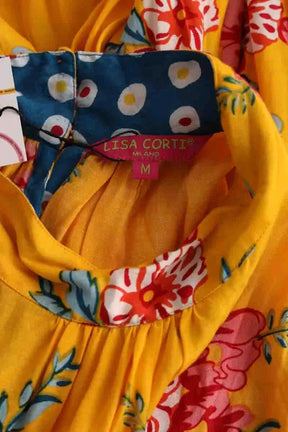 Robe Lisa Corti Jaune en Viscose
