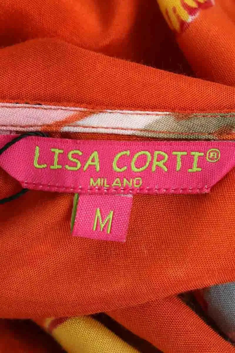 Robe Lisa Corti Rose en Coton