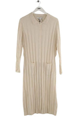 Robe LK Bennett Ali Ecru en Laine, taille XL - Seconde Main
