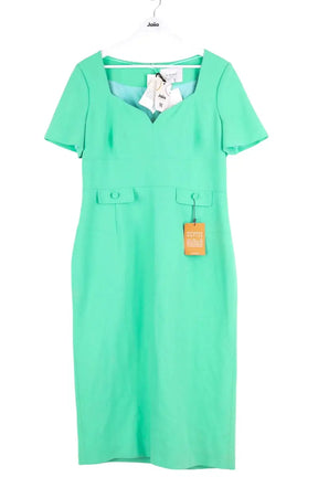 Robe LK Bennett Clara Vert en Polyester, taille XXL - Seconde Main