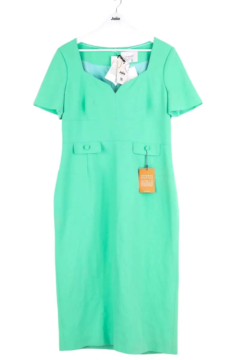 Robe LK Bennett Clara Vert en Polyester, taille XXL - Seconde Main