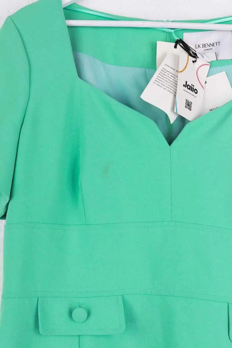 Robe LK Bennett Clara Vert en Polyester
