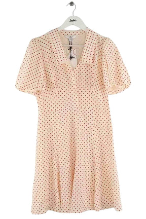 Robe LK Bennett Hilde Beige en Soie, taille M - Seconde Main