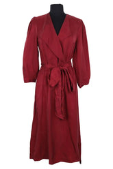 Robe LK Bennett Iris Bordeaux en Synthétique, taille M - Seconde Main