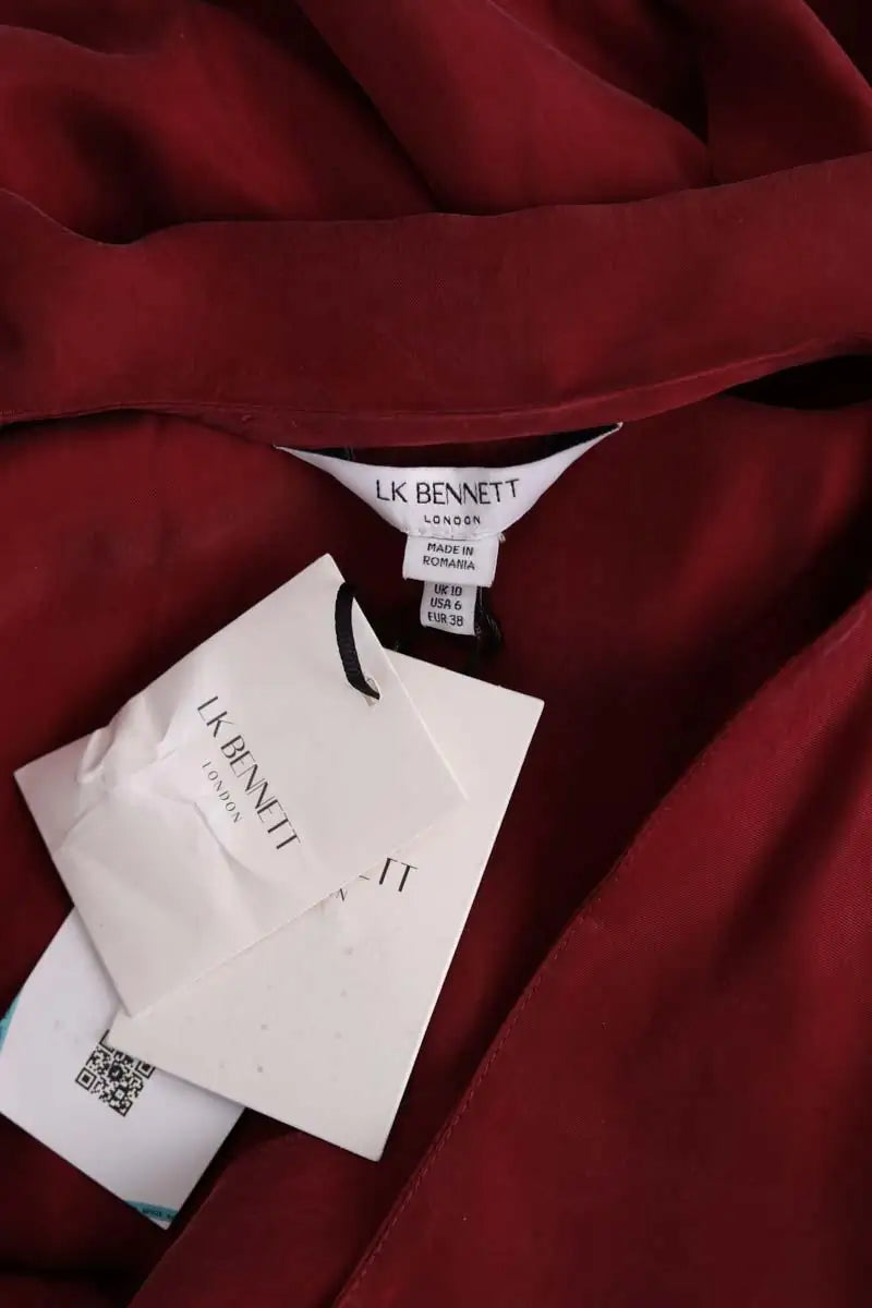 Robe LK Bennett Iris Bordeaux en Synthétique