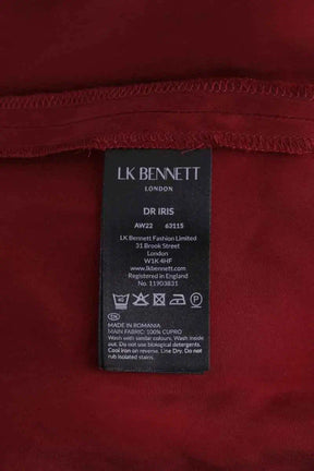Robe LK Bennett Iris Bordeaux en Synthétique