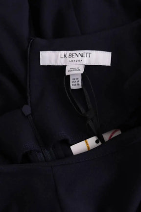 Robe LK Bennett Liya Marine en Viscose