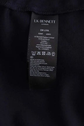 Robe LK Bennett Liya Marine en Viscose