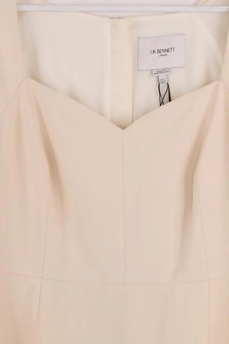 Robe LK Bennett Lux Blanc en Polyester