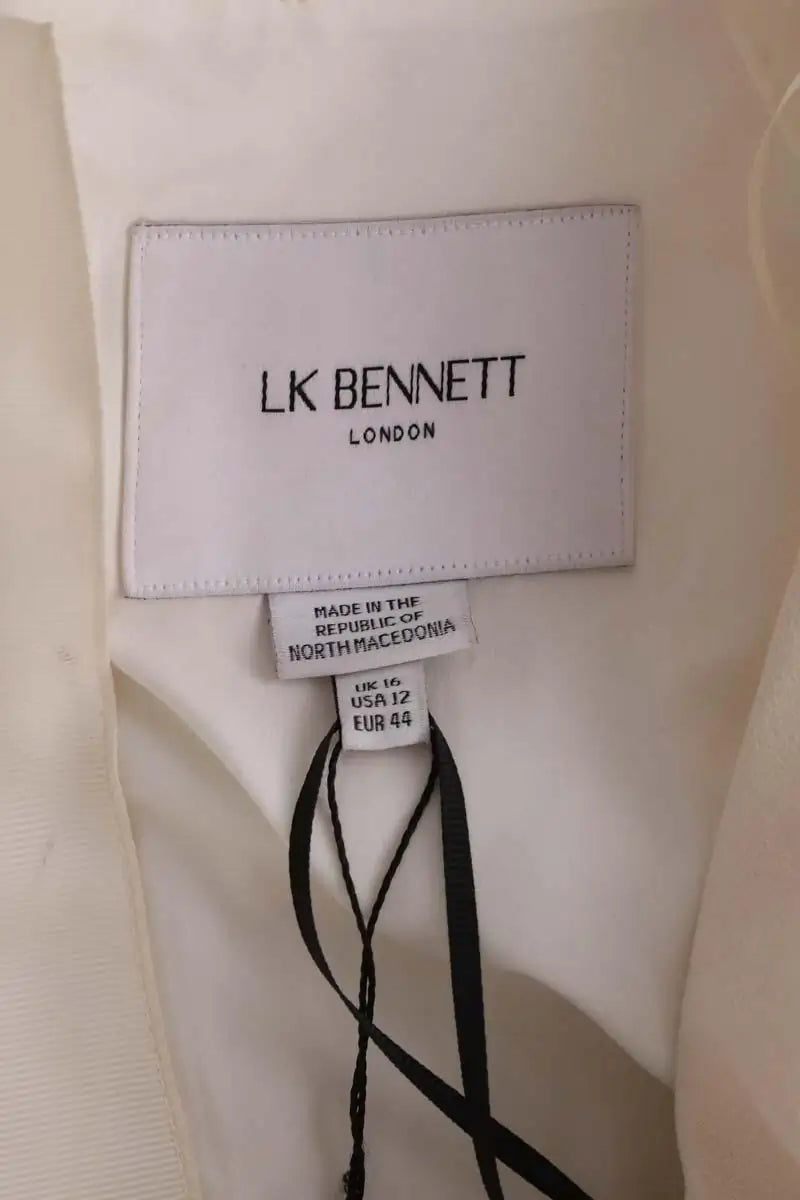 Robe LK Bennett Lux Blanc en Polyester