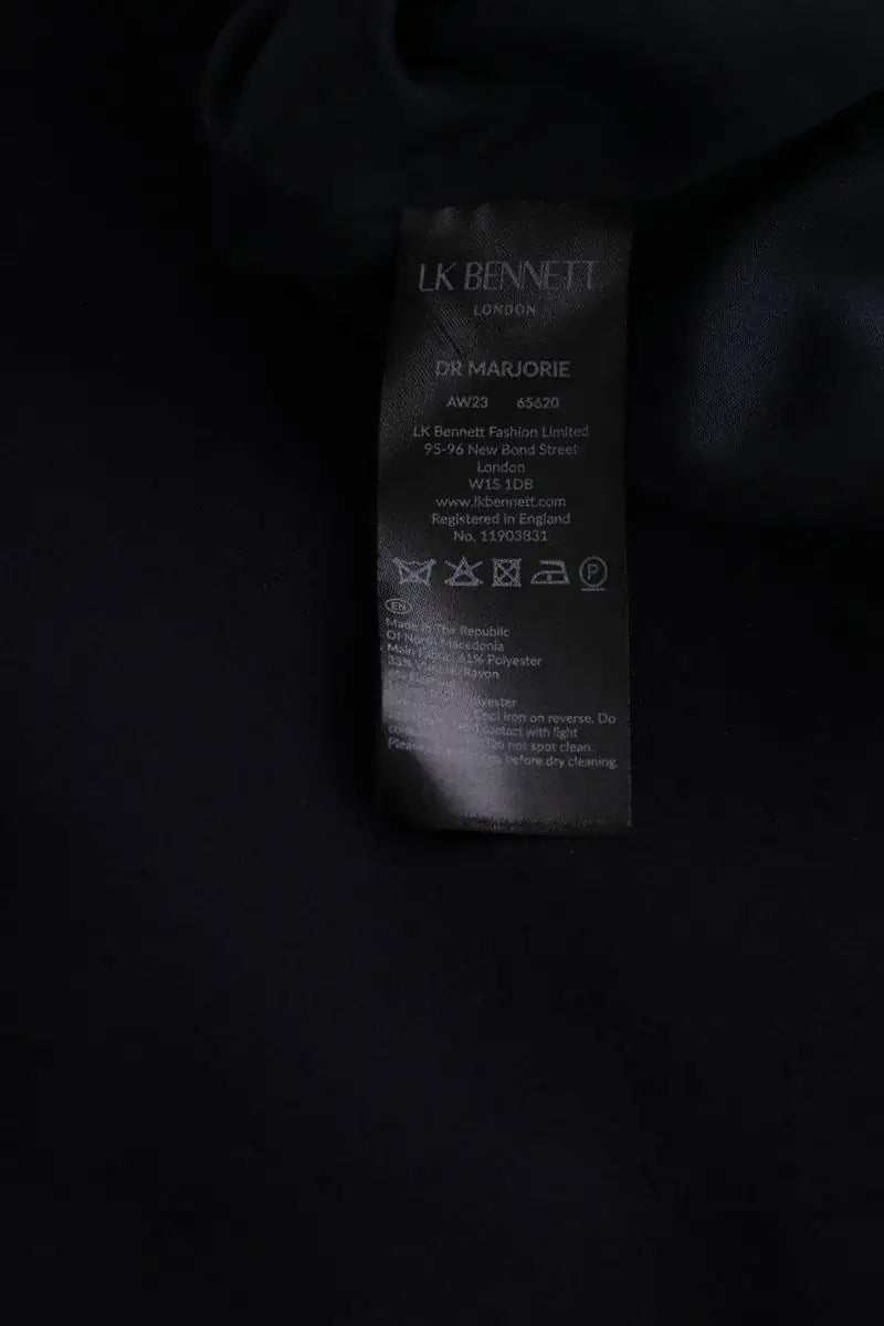 Robe LK Bennett Marine en Synthétique