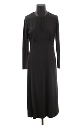 Robe LK Bennett Noir en Viscose, taille L - Seconde Main
