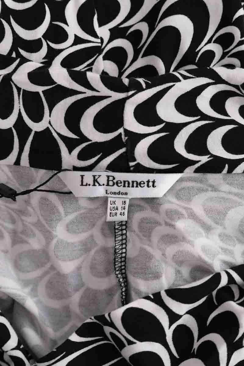 Robe LK Bennett Noir en Viscose