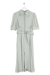 Robe LK Bennett Vert en Viscose, taille L - Seconde Main