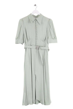Robe LK Bennett Vert en Viscose, taille L - Seconde Main
