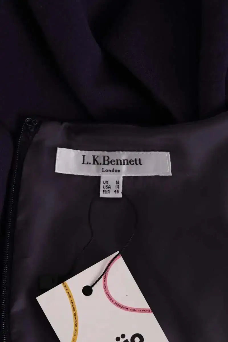 Robe LK Bennett Violet en Synthétique
