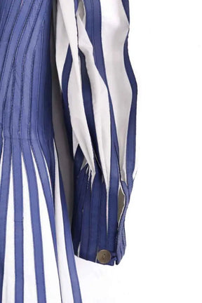 Robe Loewe Bleu en Cuir