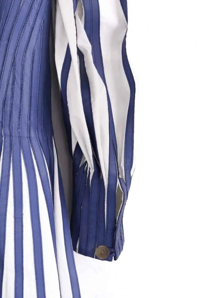 Robe Loewe Bleu en Cuir
