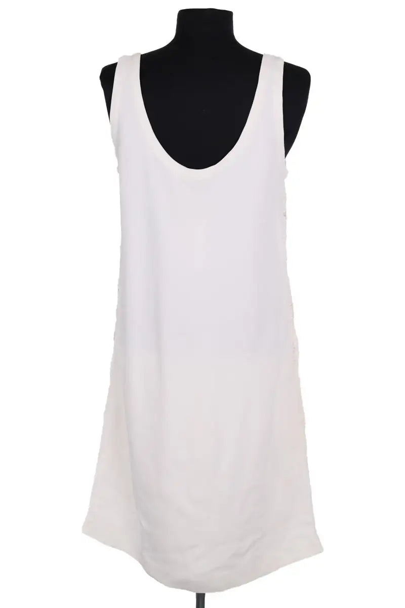 Robe Louis Vuitton Blanc en Soie