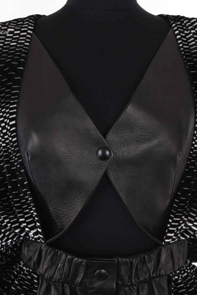 Robe Louis Vuitton Noir en Cuir