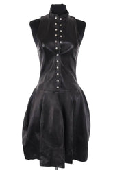 Robe Louis Vuitton Noir en Cuir, taille S - Seconde Main
