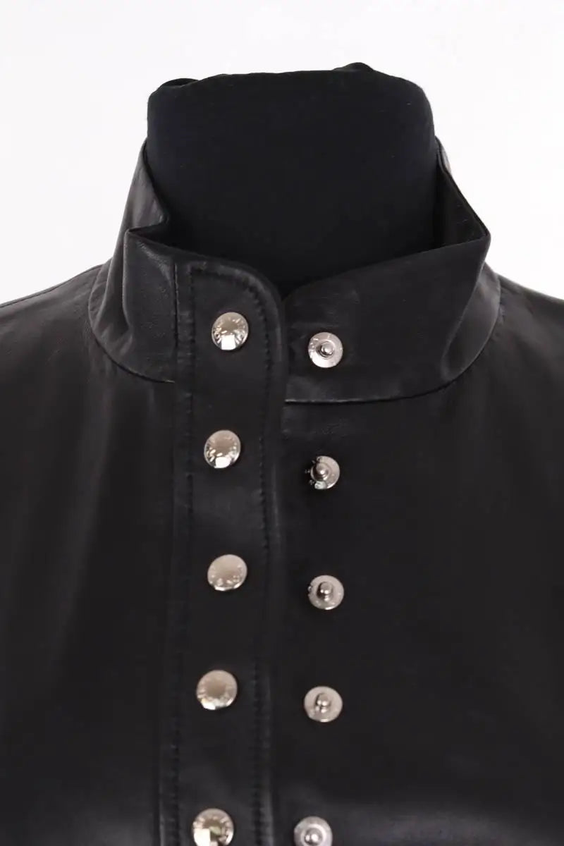 Robe Louis Vuitton Noir en Cuir