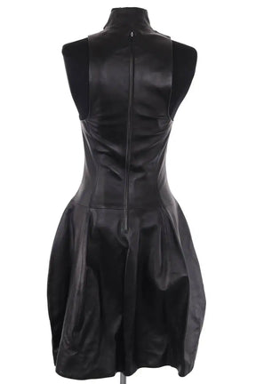 Robe Louis Vuitton Noir en Cuir
