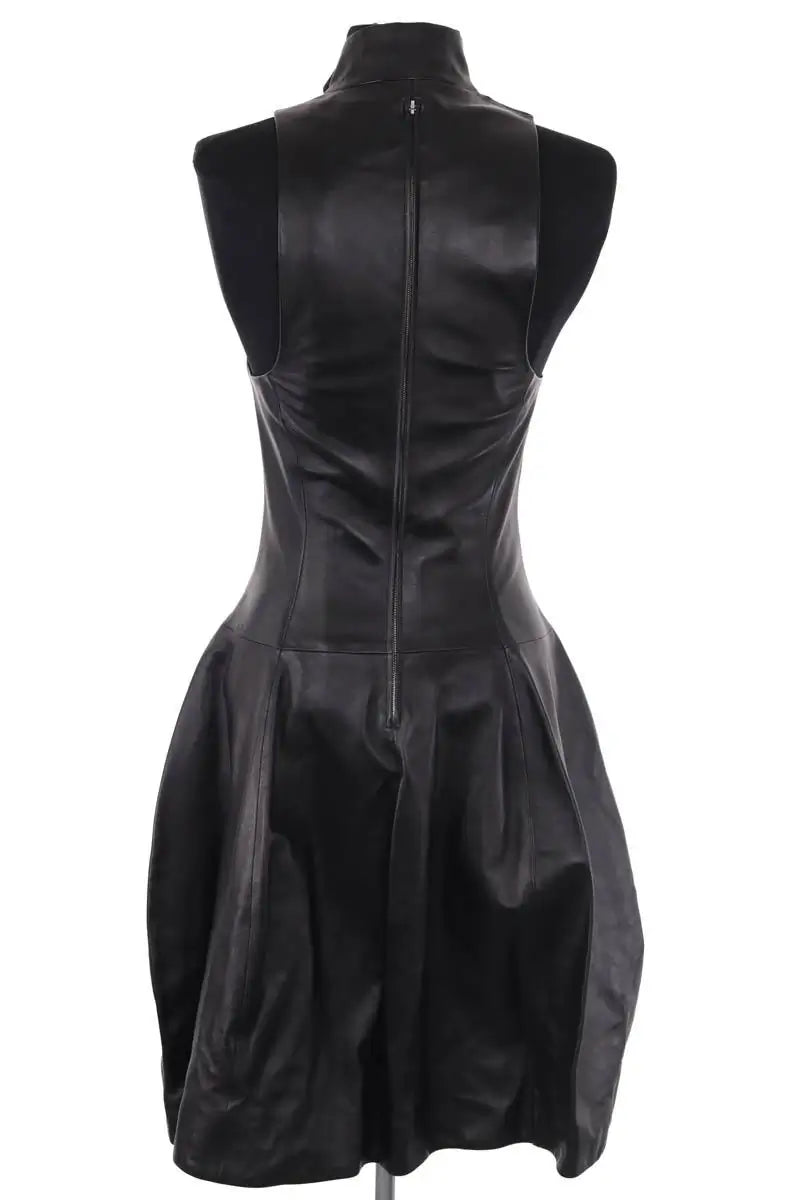 Robe Louis Vuitton Noir en Cuir