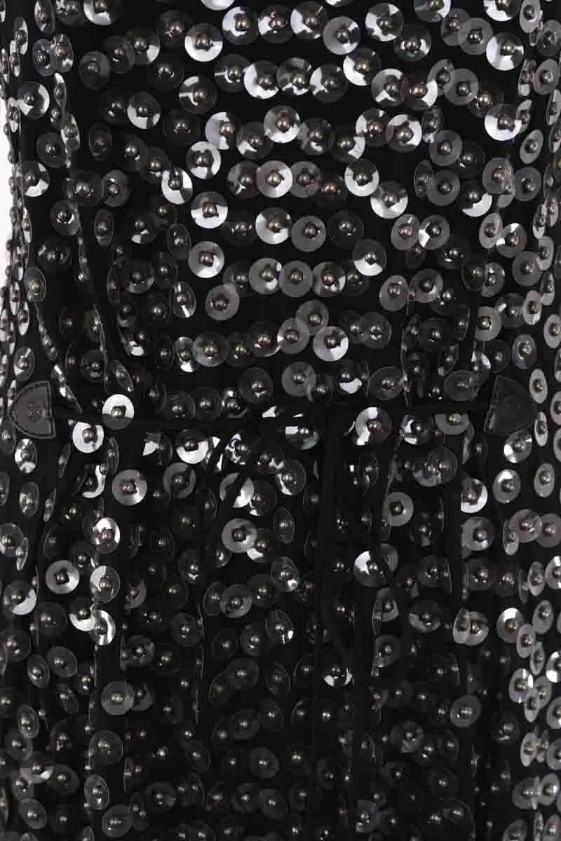 Robe Louis Vuitton Noir en Paillettes