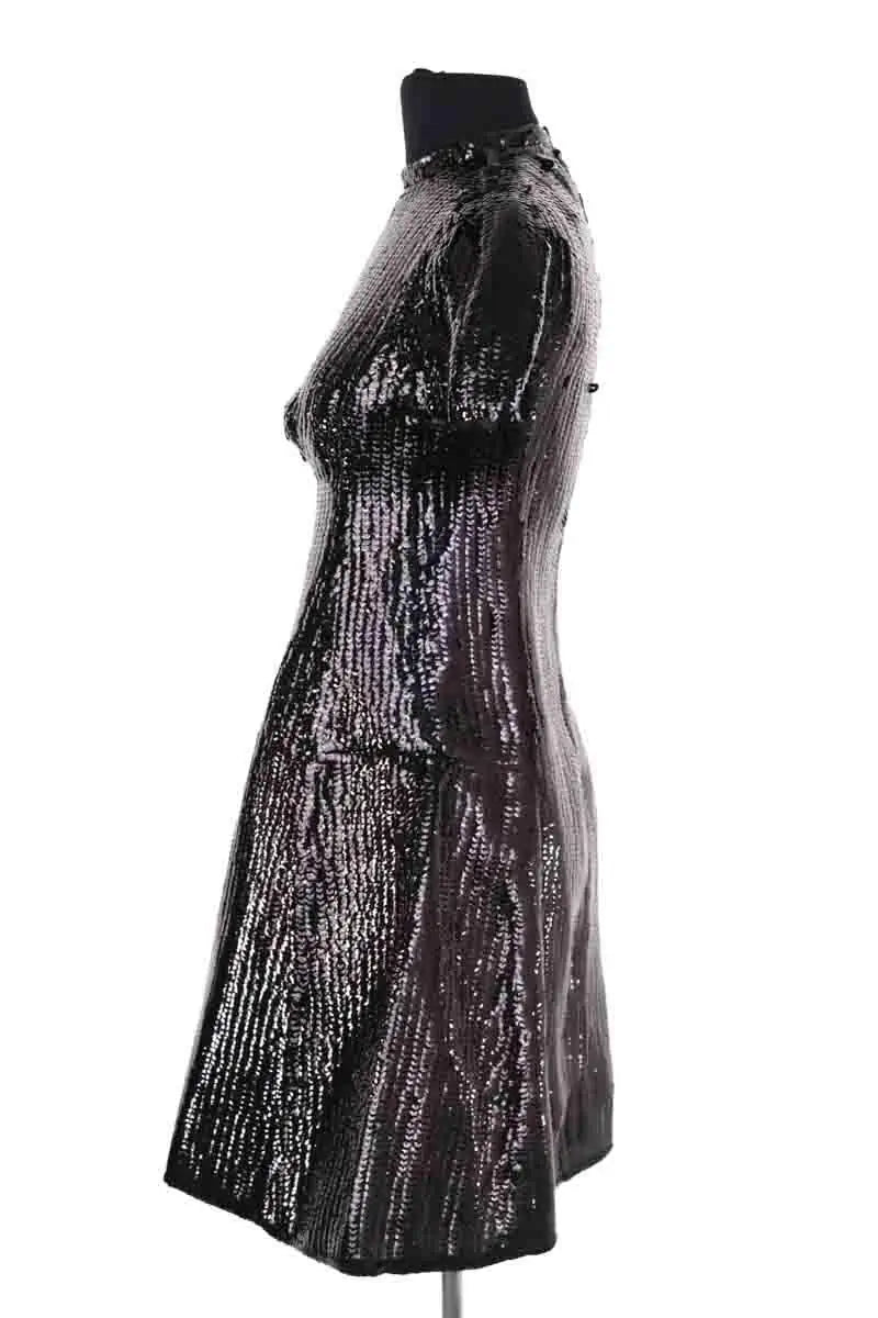 Robe Louis Vuitton Noir en Paillettes