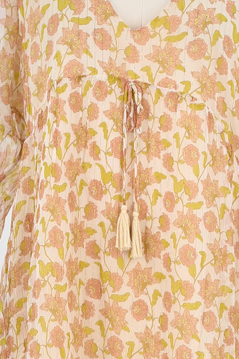 Robe Louise Misha Beige en Viscose
