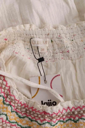 Robe Louise Misha Ecru en Coton
