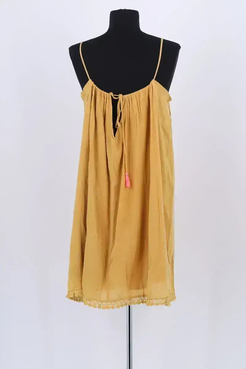 Robe Louise Misha Jaune en Coton