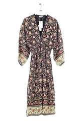 Robe Louise Misha Marine en Synthétique, taille S - Seconde Main