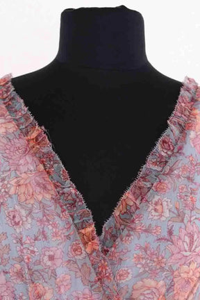 Robe Louise Misha Plumiska Multicolore en Soie