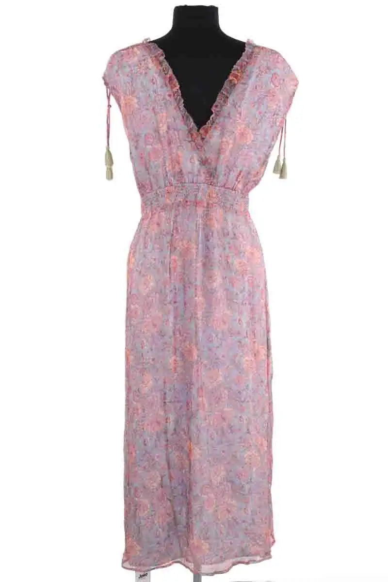 Robe Louise Misha Plumiska Multicolore en Soie