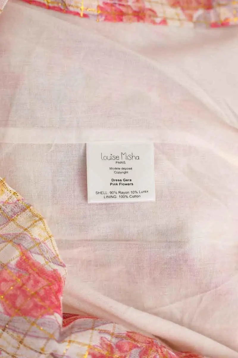 Robe Louise Misha Rose en Synthétique