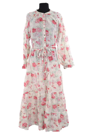 Robe Maison Hotel Blanc en Synthétique, taille M - Seconde Main