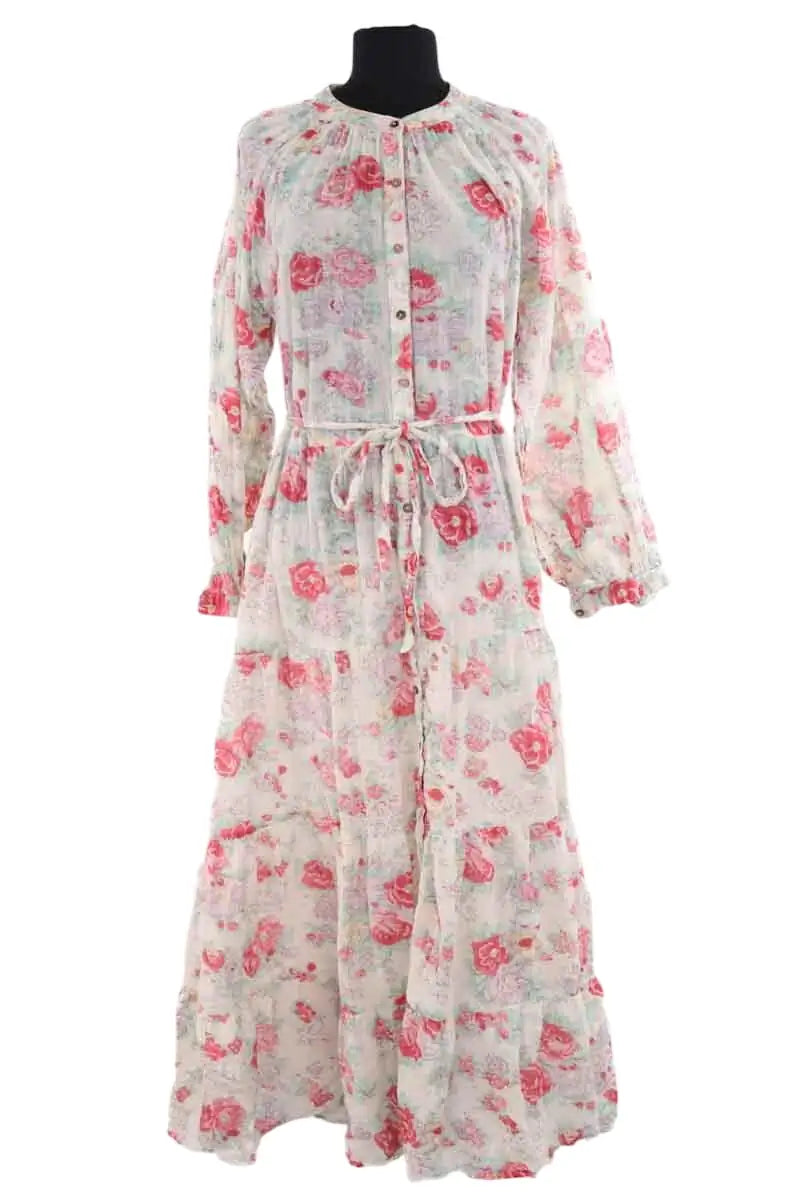 Robe Maison Hotel Blanc en Synthétique, taille M - Seconde Main